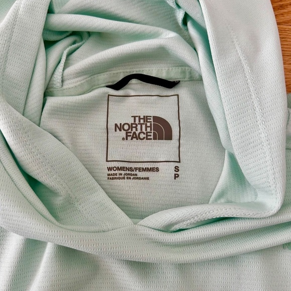 North Face Women's Wander Sun Hoodie in MISTY JADE (Size S) - Picture 5 of 9